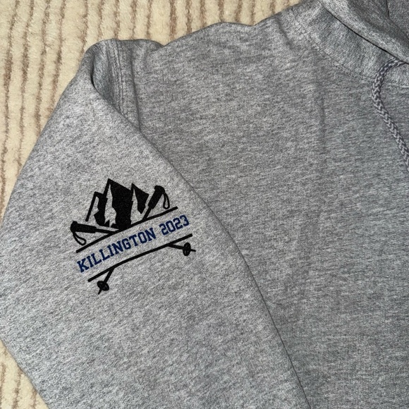 Gray Men's Hoodie - Picture 3 of 6